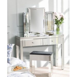 Alison Luxury Mirrored Dressing Table